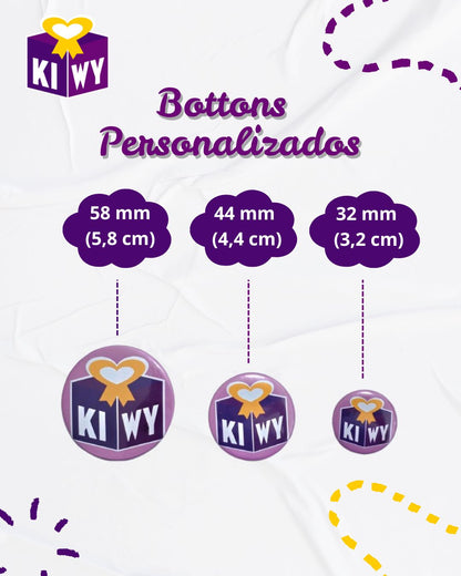 Bottons Personalizados (Boton / Button / Broche)