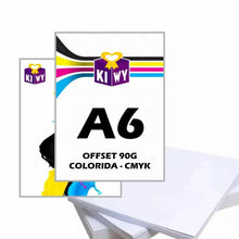 Impressão Offset A6 90g (Colorida)