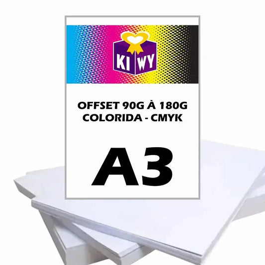 Impressão Offset A3 (90g ou 180g)