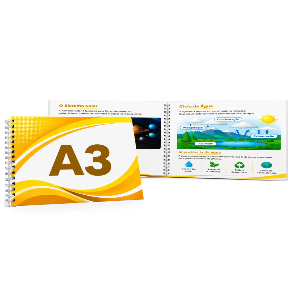 Apostila A3 - Impressão e Encadernação (Colorida)