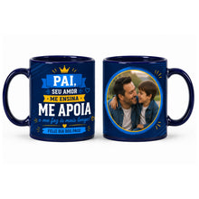 Caneca Dia dos Pais com Foto - Modelo 1 (Cerâmica)