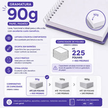 Aumentar Gramatura do Papel A4 (90g 120g ou 180g) - 90g / Até 50 Folhas (ou 100 Páginas Frente e Verso) - Impressos Kiwy