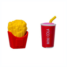 Borracha Divertida Infantil Fast Food 4 Peças