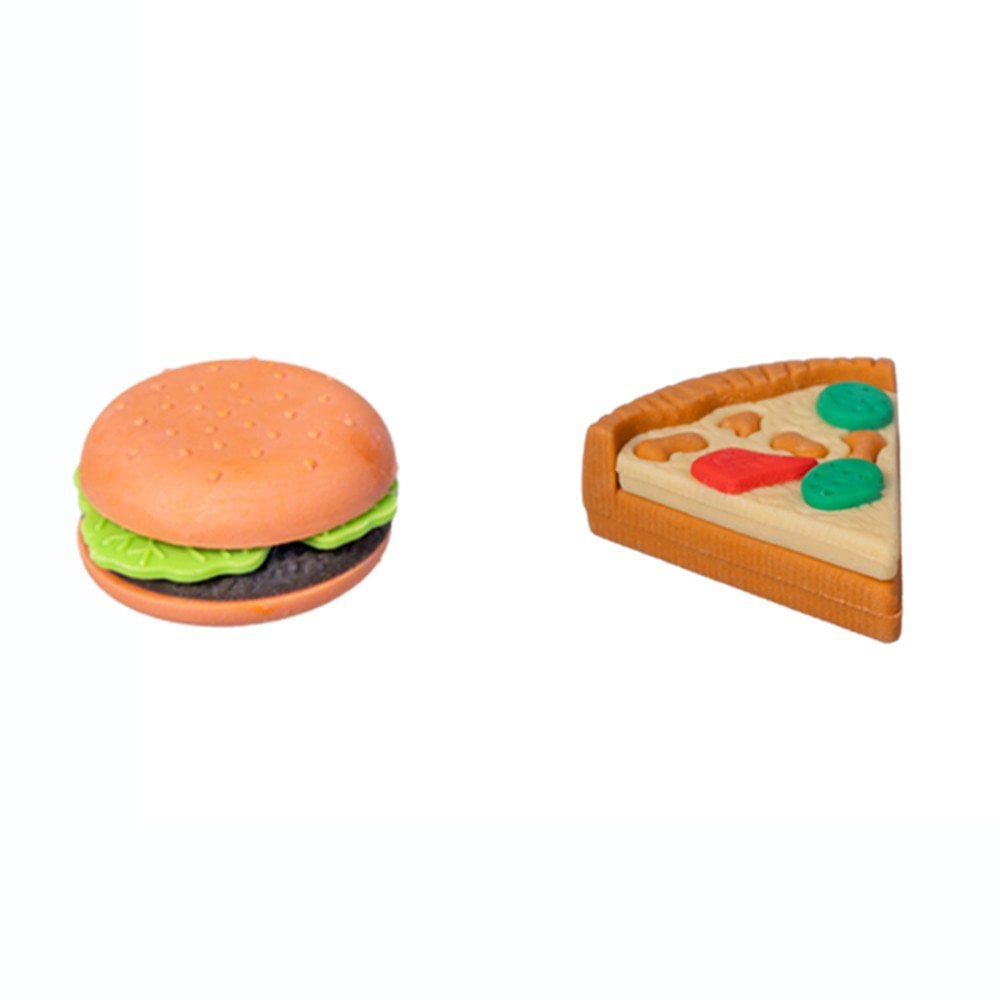 Borracha Divertida Infantil Fast Food 4 Peças