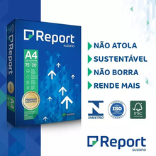 Papel Sulfite A4 75g/m² Report Branco - 500 Folhas