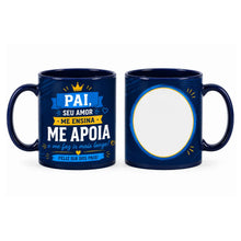 Caneca Dia dos Pais com Foto - Modelo 1 (Cerâmica) - Canecas e Brindes Kiwy