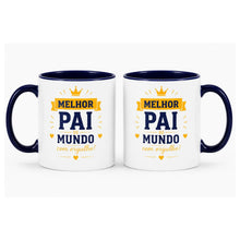Caneca Dia dos Pais - Modelo 3 (Cerâmica) - Azul-marinho - Canecas e Brindes Kiwy