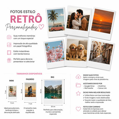 Impressão de Fotos - Estilo Instantâneo